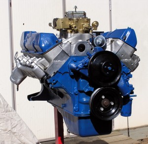 The [mostly] reassembled engine, ready for installation  (click to enlarge)